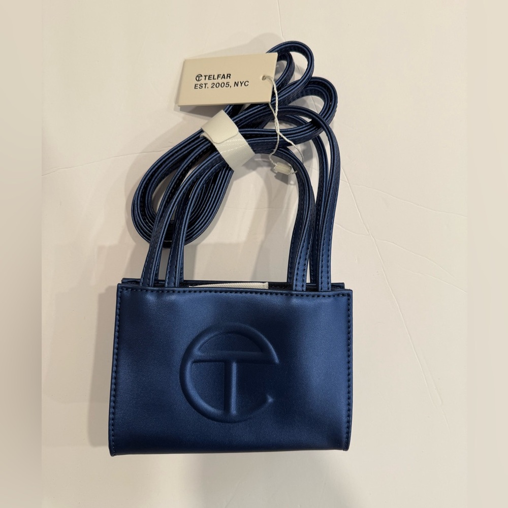 Telfar Deep Blue Mini Bag